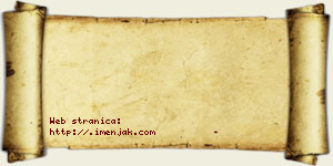 Olga Joksić vizit kartica